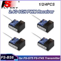 FLYSKY FS-BS6 BS6 2.4G 6CH PWM Receiver Radio System for Flysky FS-GT5 FS-IT4S Transmitter RC Car Crawler Vehicle Boat Toy Parts