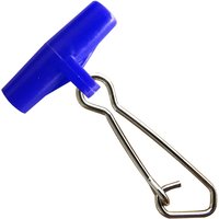 50Pcs Heavy Duty Fishing Line Sinker Slides Blue Plastic Head Swivel With Duo-lock Nice Snap Fishing Sinker Slider