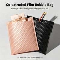 50Pcs Bubble Bag Self Adhesive Bag Foam Envelope Co Extruded Film Bubble Bag Clothing Book Multi Function Transport Bag