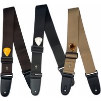 Miwayer Guitar Strap for Electric Acoustic Folk Guitarra Vintage Personality Belt with Pick Pocket Guitar Accessories for Men