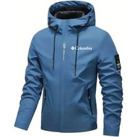 AliExpress NONE 2026 Men's Waterproof Raincoat Hooded Lightweight Cycling Jacket Street Style Hiking Windproof Outdoor Leisure