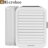 New Microhoo Mini Portable Air Conditioner Fan 1000ML Aromatherapy Essential Oil Diffuser Fast Cooling Humidifier Household