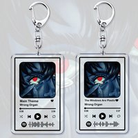 Popular Game Mouthwashing Music Keychains for Accessories Bag Original Soundtrack Album Playlist Gamer Keying Fans Gaming Gift