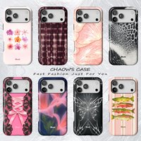 Multicolored Flowers Phone Case for iPhone 17 17e 16e 16 15 14 13 12 11 X XS XR XSMAX 8 Air Pro Max Plus Double-layer Back Cover