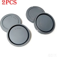 2PCS Body Front Cover+Camera Rear For Sony E NEX A7 A7r A7s A3000 A5000 a5100 A6000 Front Body Cap Rear Lens Cover Mount Camera