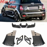 Rear Bumper Diffuser Lip Tail Spoiler Bracket Kit For Mini Cooper R56 Hatch/ R57 Convertible/ R58 Coupe/ R59 Roadster JCW Style