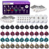 120 PCS Polishing Kit for Dremel, Abrasive Buffing Wheels for Rotary Tool Accessories with 1/8 Inch Shank, Polishing Bits