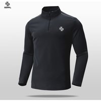 SBWL 2024 new autumn/winter men's outdoor sports running mountaineering cycling fitness long sleeve breathable elastic T-shirt