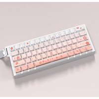 Sakura theme keycaps Original height Side engraving Light transmission Thermal sublimation Adapted magnetic axis keyboard Ace60/