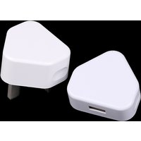 1PCS Universal UK Plug 3 Pin Wall Charger Adapter With 1/2 USB Ports Charging For Iphone 11 For Samsung/Huawei Charging Charger
