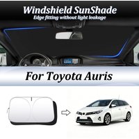 For Toyota Auris Car Windshield SunShade Beat the Heat Foldable Blocks UV Rays Sun Shade Lightproof Heat Shield Auto Accessories