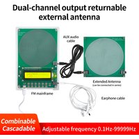 DC 5V Adjustable Frequency Schumann Wave Generator (0.1-99999Hz) Sine Wave Can Be Connected To External Antenna & Micro USB