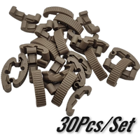 Tactical Nylon 30PCS/Kit Cover Kit Fit 20mm Picatinny Rail Toy Decoration Accessory