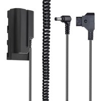 NP F970 Dummy Battery Power Adapter Cable for DC5521 D-Tap Connector to NP-F Dummy Battery for Sony NP F550 F570 NP F970