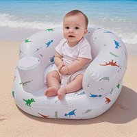 Aufblasbares Sofa für Kinder, Strand, tragbarer Stuhl, aufblasbares Babysofa für Babys ab 3 Monaten, Babysitze für Kleinkinder