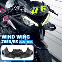 For Street Triple 765RS 765 R RS 2020-2025 2024 Motorcycle Front Spoiler Downforce Deflector Front Beak Spoiler Winglet Spoiler
