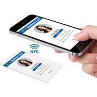 Custom NFC business cards Smart Badge NFC tags Electronic Visiting Card, PVC material waterproof and durable