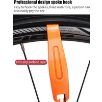 AliExpress NONE 3Pcs Bicycle Tyre Tire Lever Ultralight Nylon Bike Tire Pry Bar Mountain Bike Tire Change Rim Spoon Cycling Crowbar Removal Tool