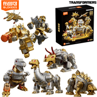 BLOKEES Transformers Building Block 2026 Edition Dinosaur Team Anime Cartoon Assembled Toy Model Desktop Ornaments Holiday Gifts