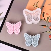 3D insect butterfly candle silicone mold, DIY handmade animal soap gypsum crafts resin cement mold, home decoration gift