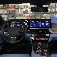 25' Inch Dual Screen Odometer Carplay Android 14 For BMW 5 Series F10 F11 F18 2009-2017 Car Multimedia Player Car GPS Navigation