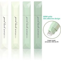 4pcs Double-sided Dispensing Pens Transparent Dot Glue Pen Tape Traceless Adhesive For Scrapbooks Office Supplies Handmade
