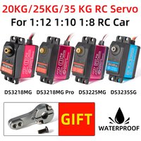 Dsservo Waterproof Servo DS3218 20KG DS3225 25KG DS3235 35KG 180/270 Degree Metal Gear Digital Servo for 1/8 1/10 1/12 RC Cars