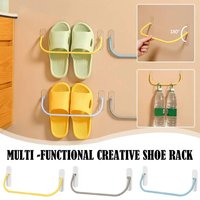 1/4pcs Shoe Rack Wall Mounted Simple Bathroom And Pasting Shoe Storage For Motorhome RV Camper Van Caravans Home Office