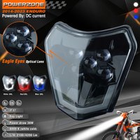 PowerZone Motorrad LED Scheinwerfer Scheinwerfer Kopf Licht Verkleidung Für KTM 2021 EXC 2022 EXC SXF MX Dirt Bike Enduro LED Scheinwerfer