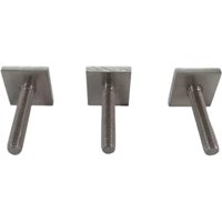 AliExpress NONE 3PCS 20X20mm*M6*35mm T-Bolts Fit for Thule Free Ride 532 T Track Roof Mount Cycle Carrier Screws Studs Bolt Car Accessories