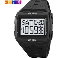 SKMEI 2186 Back Light Stopwatch Digital Wristwatch For Male Alarm reloj hombre Countdown Sport Watches Mens 5Bar Waterproof
