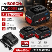 Beliebter 18V-10.0Ah ProCORE Ersatzakku, kompatibel mit Bosch 18V Professional System Akku-Werkzeugen BAT609, BAT618.