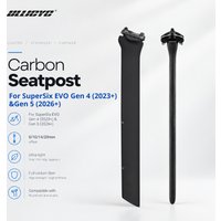 Ultraleichte Carbon-AERO-Sattelstütze, 0/10/14/20mm Offset für SuperSix EVO Gen4/Gen5 2023~2026 LAB71, 315/365mm, Fahrrad-Sattelstützenteile