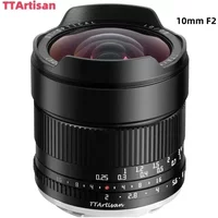 TTArtisan 10mm F2 APS-C ASPH 105° Ultra-wide Angle Lens Camera Photography for Sony E Fujifilm XF Nikon Z Canon EOS R M43 Mount