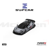 *Pre-order*SUPCAR 1:64 1:64 720S Grey Shadow Livery Realistic Diecast Alloy Car Model Collectible Vehicle