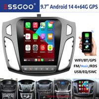 ESSGOO For Ford Focus MK3 2012-2018 Android 14 4+64G Wireless Apple Carplay Android Auto Car Stereo Bluetooth GPS Navi WIFI RDS