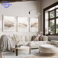 1/3PCS ,Neutral Abstract Art Prints, Modern Art, Abstract Art, Brush Strokes, Wall Art , Living room Poster