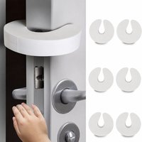 Kitchen Bedroom Door Protector 2/4/6Pcs Soft Foam Door Stopper Clip Anti-pinch Tool Household Security Hardware Supplies