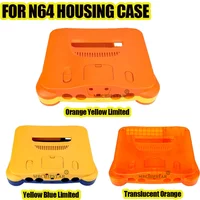 Orange Yellow Limited For N64 Replacement Translucent HousingCase for N64 Replacement Shell Transparent Boxes Gaming Accessories