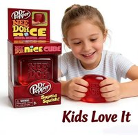 New Dr Pepper NeeDoh Nice Cube Squishy Stress Relief Toy Soft Squeeze Fidget Cube Anxiety Relief Sensory Toy For Adults Office