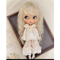 2024 2pcs clothes blythe doll outfit Navy collar top/lace pants1/6 30cm BJD anime girl (Fit for Pullip,Ob22/24/26, Licca)