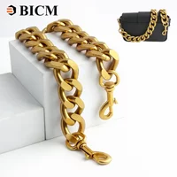 1PC Aluminum Bag Chain Strap Bag Replacement Thick Chains Purse Shoulder Handbag Detachable Straps For Bag Parts Accessories