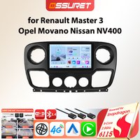 Android-Autoradio-Player für Renault Master III 3, Nissan NV400, Opel Movano 2010–2021, Carplay, GPS, Auto-Multimedia von Snapdragon 6115