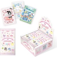 Sanrio Characters "Lucky Tea Party" Collectible Cards Booster Box, Cute Kawaii TCG with My Melody, Cinnamoroll&Pochacco for Kids