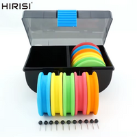 Hirisi EVA Foam Spools Colour Carp Fishing Rig Winders Line Leader Wire Board Winding Line Board Hook Rig Storage Pesca