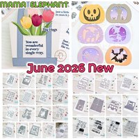 June 2026 New Happy Halloween Metal Cutting Dies and Stamps for DIY Scrapbooking Holiday Greeting Card Album Calendar Decoration