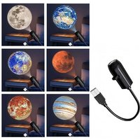 LED USB Projector Atmosphere Night Light Home Bedroom Decorative Bedside Socket Lighting Lamp Novelty Light Fixture Mini Gifts