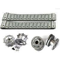 6.0 7.0 HL3888-1 3888A-1 1/16 German King Tiger R/C Heavy Tank upgrade parts Metal track/Metal Wheel hubs/Metal gear box/motor