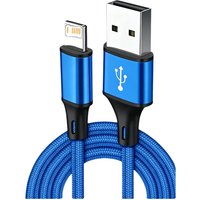 20W Braided USB Fast Charge Cable For iPhone 11 12 13 mini 14 Pro Max X XR XS Max 7 8 Plus Rapid Charging USB-A Data Sync Cable