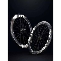 AliExpress ELITEWHEELS Forged Wave SLT-Disc Pattern Finish Disc Brake Ceramic Bearing Carbon Wheelset WheelsCenter Lock 1423 Spoke